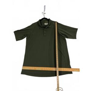 First Tactical Men's Large Olive Green Polyester Polo Shirt b28